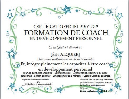 Eric Alquier Coach Certifié